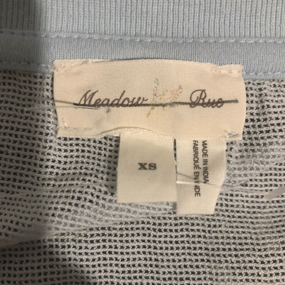 Anthro Meadow Rue sheer top NWOT - Picture 3 of 3